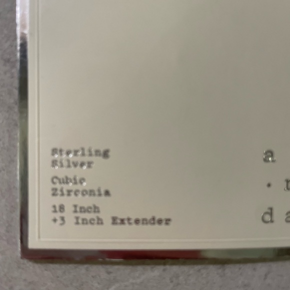 A New Day Sterling Silver Pave Cubic Zirconia Cross Pendant Necklace Silver New - Picture 3 of 3